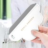 Forahome Dish Drainer Wiper Washbasin Squeegee Soft, Easy to Clean