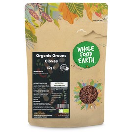 Whole Food Earth® - Organic Ground Cloves 50 g | GMO Free | Certified Organic