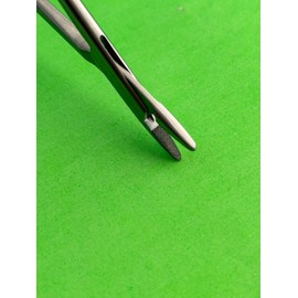 V.Mueller Surgical Vital Cooley Microvascular Needle Holder, Straight, Serrated