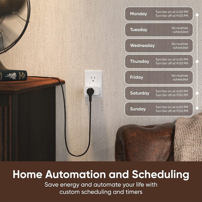 Smart Plug by Wyze Lifestyle, 2.4GHz Smart Home Wi-Fi Plug