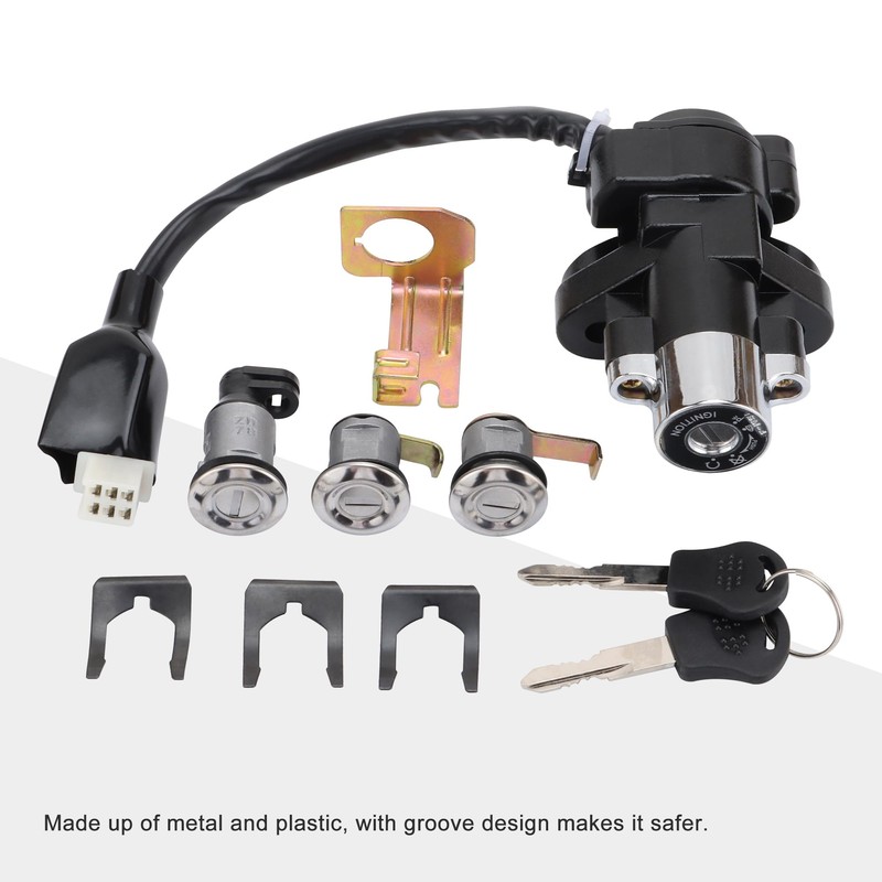 GOOFIT Ignition Switch Key Lock Set for Jonway YY250T 250cc