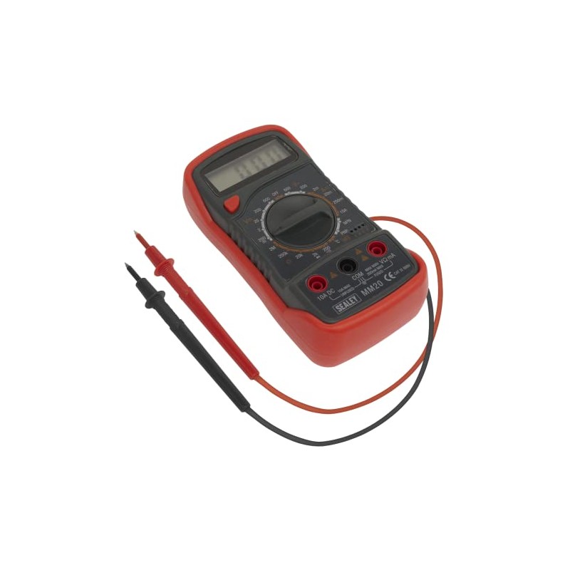 Sealey Mm20 Digital Multimeter 8 Function with Thermocouple