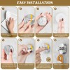 BKV Suction Cup Hooks for Glass Window,Removable Shower Hooks for