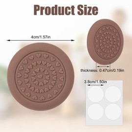 8pcs Anti-Slip Cutting Board Stabilizer Pads, Silicone Self-Adhesive Furniture Bumpers Pads on Feet Non Slip Rubber Grippers Noise Reducing Pad for Cutting Boards Electronics Furniture