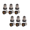 FINELED 12pcs LED E14 a E12 Adaptador Convertidor de lámpara,