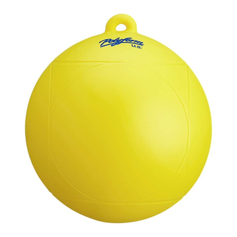 Polyform WS-1 Yellow WS Series Water Ski Buoy - 8"
