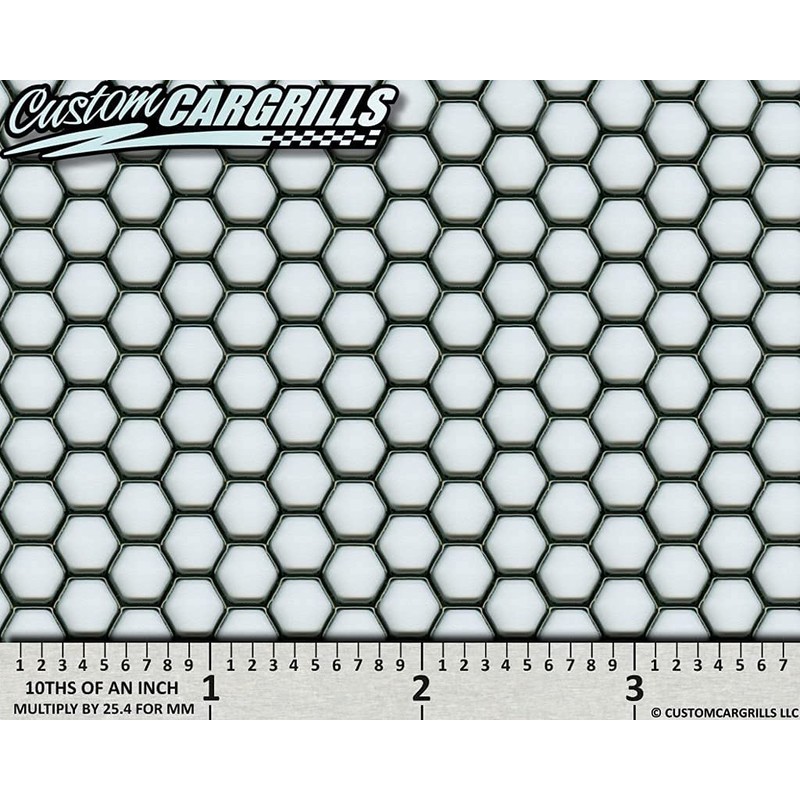 customcargrills 4pc Mesh Set for 2020-2023 Chevy Corvette C8 Radiator
