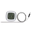Wireless Food Thermometer Electronic Digital Touch Screen W/Timer Alarm for