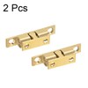 sourcingmap Cabinet Door Closet Brass Double Ball Catch Tension Latch