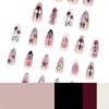 SINHOT Almond Press on Nails Medium - Cute Cherry Fake