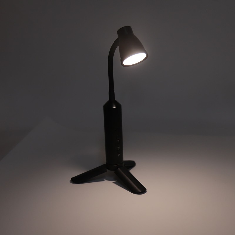 Folding LED Desk Lamp Portable USB Rechargeable Dimmable Table Light