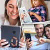 Amabro 12PCS Phone Holder Heart Phone Ring, Self-Adhesive Cell Phone