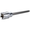 T27 3/8" Drive Extra Long 110mm Tamperproof Tamper Torx Star
