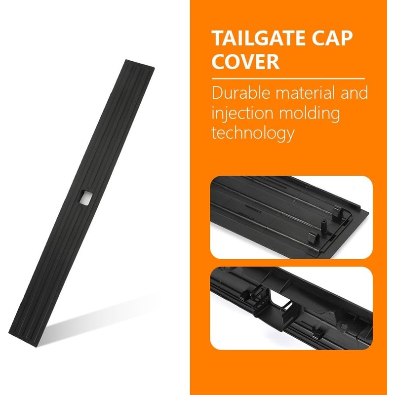 G-PLUS Tailgate Cap Pad Flexible Flex Step Molding Trim w/Release