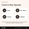 KEYSALACARTE Sentry Safe Replacement Key - Code C034B - Precision-Cut