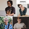 DOOViC 4 Pack Reading Glasses Blue Light Blocking, Computer Readers