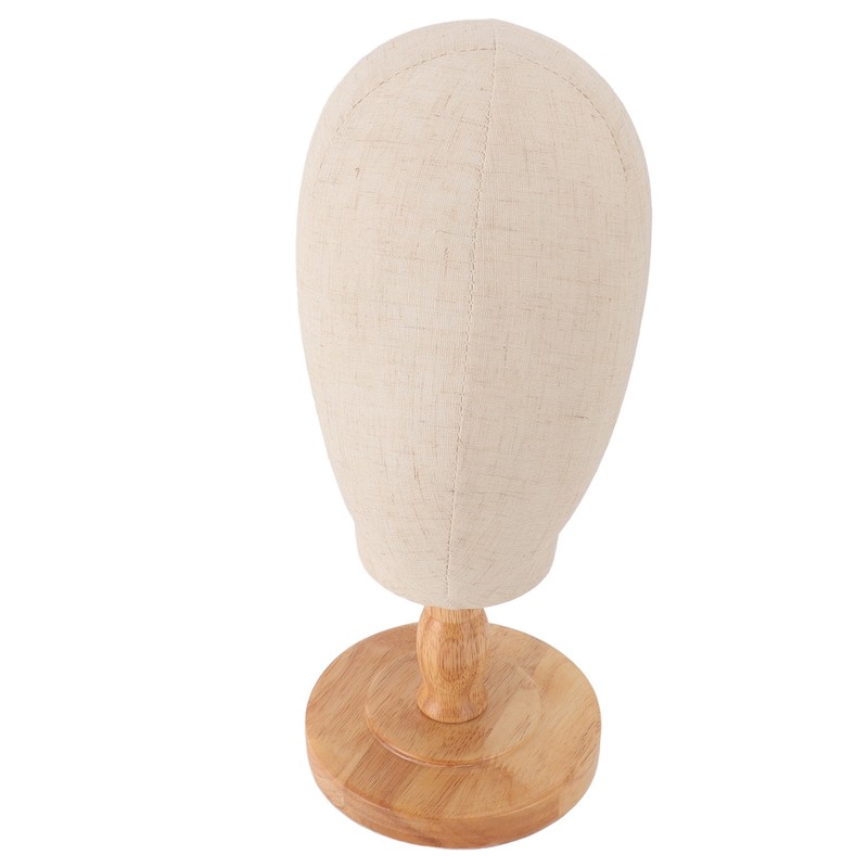 Wig Head Stand Non Woven Fabric Mannequin Head Hat Display
