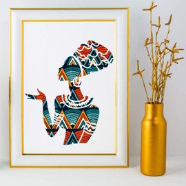 9 Pieces African Tribal Stencils African Stencils for Painting on Wood Reusable Tribal Wall Painting Stencil Template for African Tribal DIY Art Notebook Wood Signs Greeting Card Canvas Scrapbook