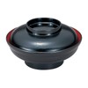 Fukui Craft 32000100 Large Shallow Bowl with Black Brush 5.5