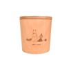 Rattan Gei Tougei Canister (Moomin & Little Mei), Natural Wood,