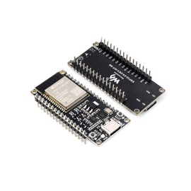 waveshare ESP32-C6 RISC-V Microcontroller WiFi 6 Development Board, Adopt ESP32-C6-WROOM-1-N8 Module, 160MHz Single-core Processor, Support USB and UART Development (with Pinheader)