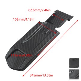 MotorcycleSurron Rear Seat Mudguard,Plastic Electric Dirt Bike Back Mud Base Protective for Seyway Sur-Ron Light Bee X and S(Carbon Fibre)