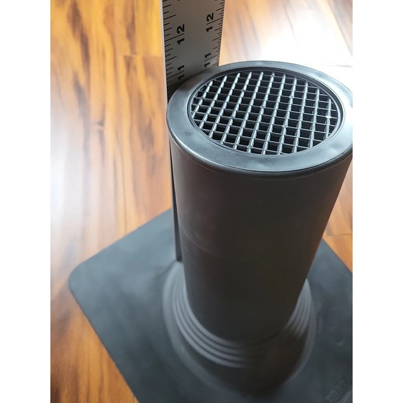 Bullet Boot Pipe Flashing Boot Brown 4” Rubber