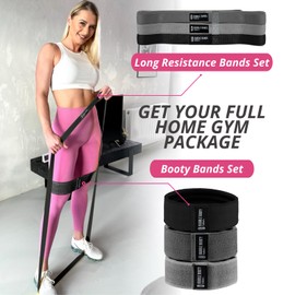 Booty Bands for Women Fabric Resistance Bands for Women Butt and Legs Workout Bands Leg Bands for Working Out Squat Bands Exercise Bands Glute Bands Non Slip Squat Bands (Greys)