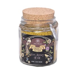 Soul Sticks Go Away Evil Ritual Powder – Witchcraft Herbs for Banishing Evil, Protection Spells, Wiccan, Pagan, Spell Casting, Negative Energy Removal, Spiritual Cleansing Rituals (Go Away Evil)