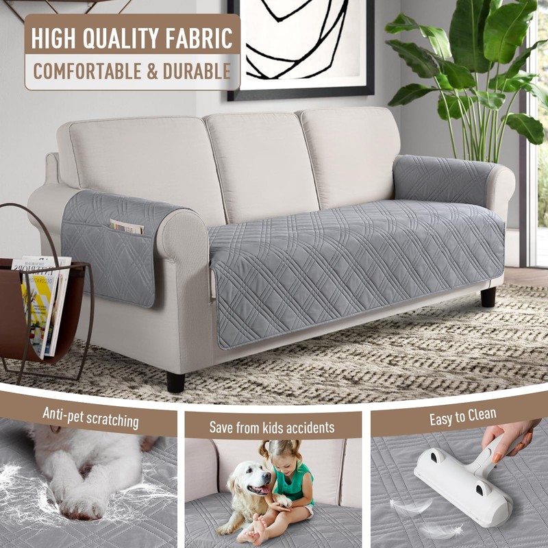 TAOCOCO Waterproof Sofa Covers for Dogs Pets with Non Slip