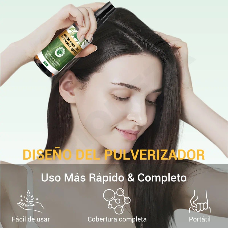 Set Aceite Romero Joveeco Crecimiento Cabello Pestañas Cejas