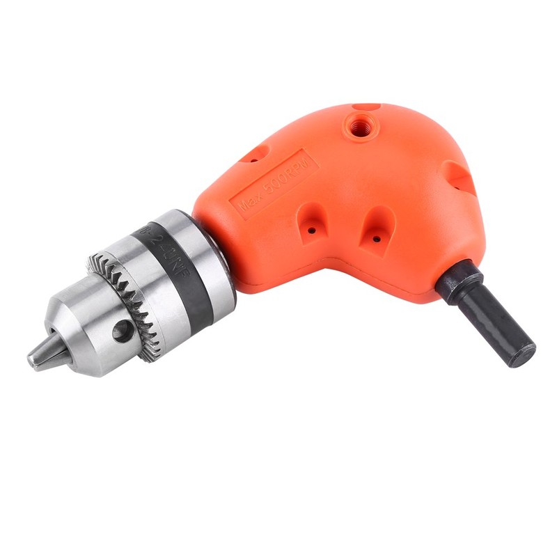 Right Angle Drill Attachment, 90 Degree Electric Drill Adapter with