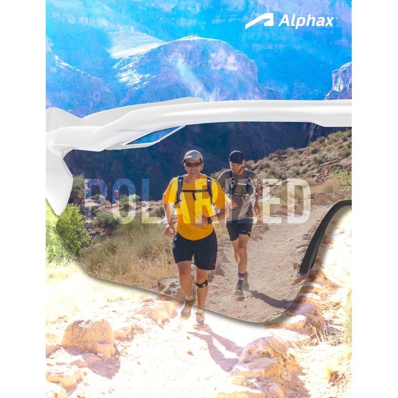 Alphax Stealth Black Polarized Replacement Lenses for Oakley Flak Beta