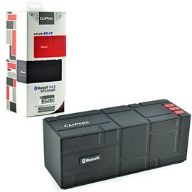 CLiPtec® PBS353 Colour Beat Box Portable Rechargable Polymer Bluetooth Speaker V4.0 A2DP Supported - Black