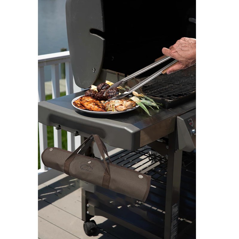5pcs BBQ Grill Accessories Set - Stainless Steel Grilling Tools