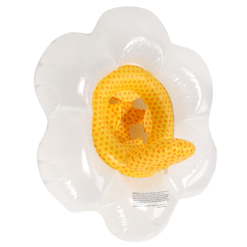 Children Inflatable Swimming Ring with Safety Seat Flower Shape Pool