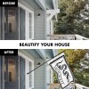 UD_G128 Combo Pack: Flag Pole 6 FT Black Tangle Free