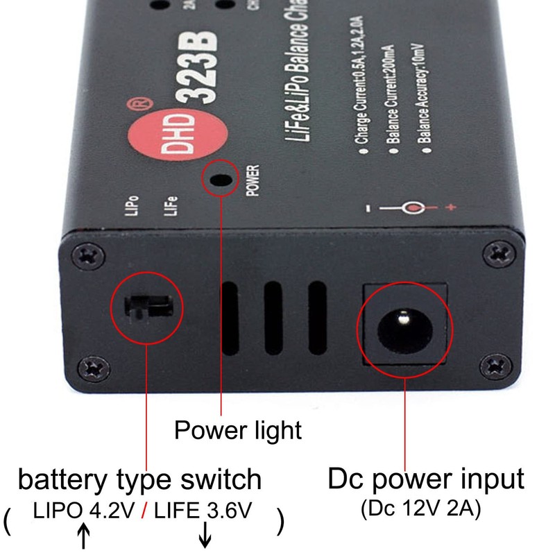 E4AC 30W RC Battery Chargers Input AC 100V-240V Charging for