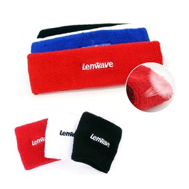 Runwave Long Wristbands / Sports Headbands Standard Wristband (2-Pack) White 5ea