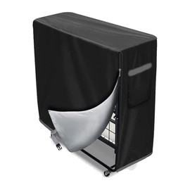 ZYHUI Bed Storage Cover Mattress Bags for Moving Oxford Fabric Dust Sheets for Furniture Folding Chairs Covers for Sofa 210D 420D Waterproof Beach Chair Cover (Black, 210D, 84*33*107cm)