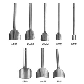 Leather Punch Half Round Steel Leather End Punch DIY Handmade Leather Corner Cutter Hole Tools 10-45mm