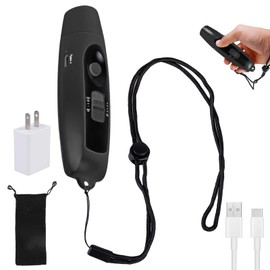 Electronic Whistle, Electronic Hand Whistle with 3 Tones and 2 LED Light Modes, Handheld Sports Whistle, High Frequency Whistle, Outdoor Signal Whistle for Trainers, Referees, Sports, Survival, Black