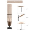 SUPERJARE Patio Umbrella Cover with Rod for 7 to 11