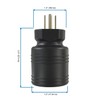 Conntek NEMA 5-15P to NEMA L5-30R Locking Plug Adapter 15-Amp