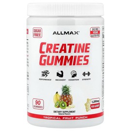 ALLMAX Allmax Creatine Gummi Tropical Fruit Punch 1 250mg 90 Exercise Supplement / ALLMAX 올맥스 크레아틴 구미 트로피컬 프루트 펀치 1 250mg 90 운동보충제