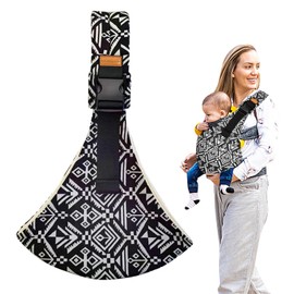 Baby Sling Carrier, Toddler Carrier, Portable Baby Carrier, Soft Baby Wrap Carrier Toddler Sling with Adjustable Shoulder Straps, Baby Carriers from Newborn, Toddler Carrier Sling