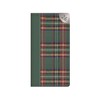 2026 Slim Pocket Diary Week to View - Green Tartan