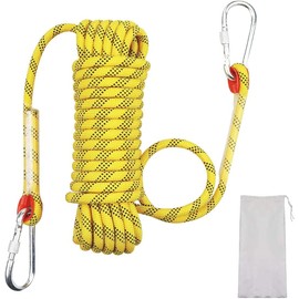 Multi-Purpose Rope, Multi-Purpose Rope, Wlikn Gardening Rope, Washing Rope, 3.2 inches (10 mm), Load Capacity 462.5 lbs (2100 kg), Zile Rope, Auxiliary Rope, Tent Rope, 32.8 ft (10 m), 66.8 ft (20 m),