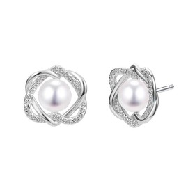 NONNYL Gifts for Wife Women-Pearl Earrings, Jewelry Gifts for Girlfriend,Birthday Day Gifts Anniversary,Christmas Gifts Valentines Day Gifts for Her-Mothers Day Gifts for Mom