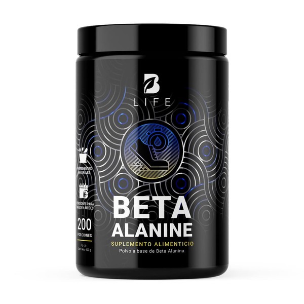 Beta Alanina en polvo 200 Servicios. Ingredientes naturales. Beta Alanine